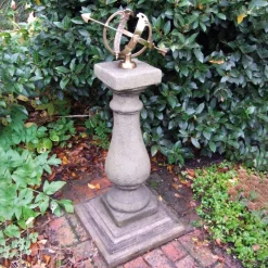 Baluster Medium Armillary Stone Garden Sundial