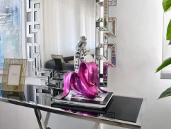 Banana Burst 35cm Fuchsia Resin Indoor Sculpture
