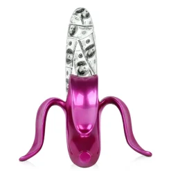 Banana Burst 35cm Fuchsia Resin Indoor Sculpture