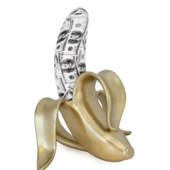 Banana Burst 35cm Gold Resin Indoor Sculpture