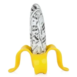 Banana Burst 35cm Yellow Resin Indoor Sculpture