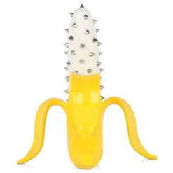 Banana Burst 35cm Yellow Stud Resin Indoor Sculpture