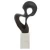 Black Mirage 52cm Metal Indoor Sculpture