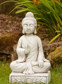Blissful Buddha Stone Garden Ornament