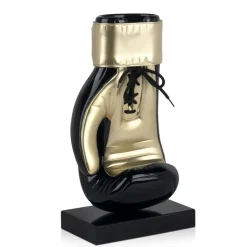 Boxing Hero 37cm Black Resin Indoor Sculpture