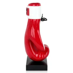 Boxing Hero 37cm Red Resin Indoor Sculpture
