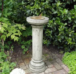 Brighton Aged Brass Stone Garden Sundial