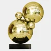 Bubble Bobble 55cm Gold Metal Indoor Sculpture
