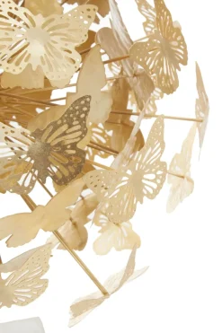 Butterfly Mirage 64cm Gold Metal Indoor Sculpture