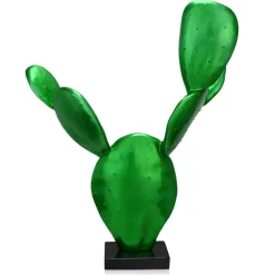 Cactus Bloom 61cm Green Resin Indoor Sculpture