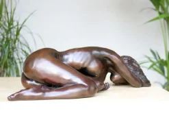 Caterina I Figurine Bronze Indoor Sculpture