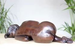 Caterina I Figurine Bronze Indoor Sculpture