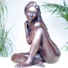 Caterina II Figurine Bronze Indoor Sculpture
