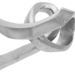 Celestial Loop 24cm Silver Metal Indoor Sculpture