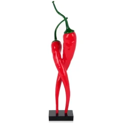 Chilli Fusion 59cm Red Resin Indoor Sculpture
