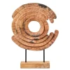 Circular Dance 48cm Wood Indoor Sculpture