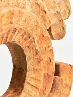 Circular Dance 48cm Wood Indoor Sculpture