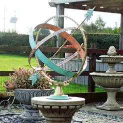 Clarence Stone Brass Armillary Garden Sundial