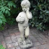 Classic Boy 72cm Stone Garden Statue