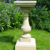 Classic Square 73cm Stone Sundial Pedestal