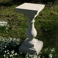Classic Square 72cm Stone Sundial Pedestal