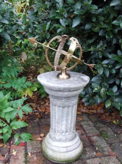 Classical Armillary Stone Garden Sundial
