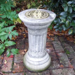 Classical Brass Stone Garden Sundial
