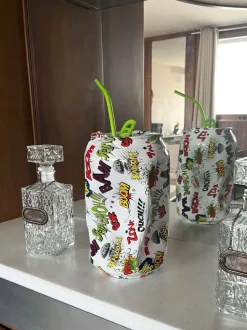 Comic Can 39cm Pop Art Resin Indoor Sculpture