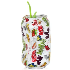 Comic Can 39cm Pop Art Resin Indoor Sculpture