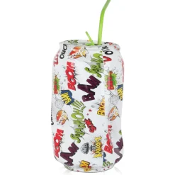 Comic Can 39cm Pop Art Resin Indoor Sculpture