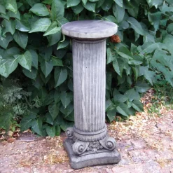 Corinthian Column Stone Garden Pedestal