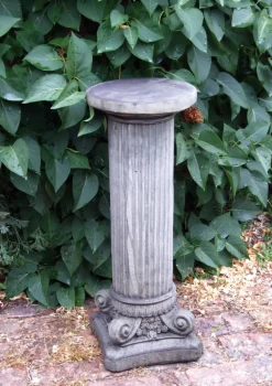 Corinthian Column Stone Garden Pedestal