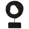 Cosmic Loop 43cm Black Wood Indoor Sculpture