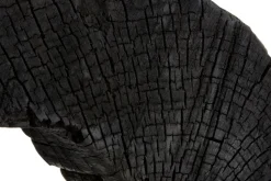 Cosmic Loop 43cm Black Wood Indoor Sculpture
