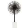 Cosmic Pulse 64cm Black Metal Indoor Sculpture