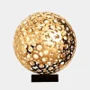 Cosmic Sphere 48cm Gold Metal Indoor Sculpture