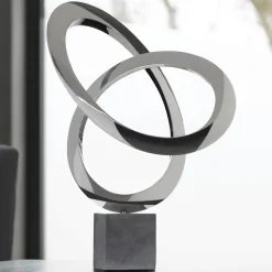 Cosmos 58cm Metal Stainless Steel Indoor Sculpture