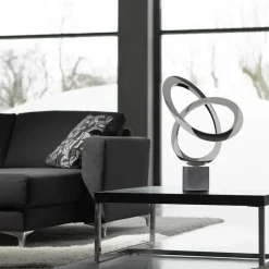 Cosmos 58cm Metal Stainless Steel Indoor Sculpture