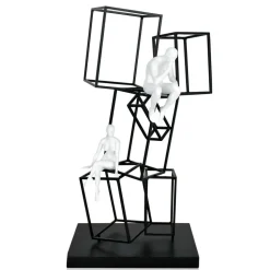 Creative Thinker 47cm Metal Indoor Sculpture