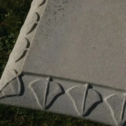 Curved Ivy Double Stone Garden Bench