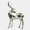 Deer 158cm Geometric Metal Garden Sculpture