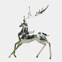 Deer 204cm Geometric Metal Garden Sculpture