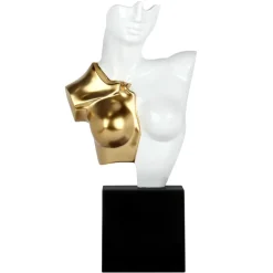 Divided Diva 50cm White Resin Indoor Sculpture