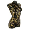 Divine Torso 50cm Black Resin Indoor Sculpture