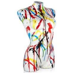 Divine Torso 50cm Multicolour Resin Indoor Sculpture