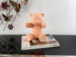 Dream Bear 22cm Pink Resin Indoor Sculpture