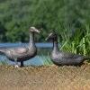 Ducks Aged Bronze Garden Ornaments