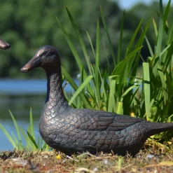 Ducks Aged Bronze Garden Ornaments
