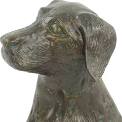 Duke the Dog Bronze Metal Garden Ornament