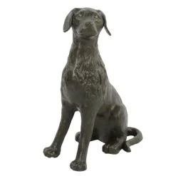 Duke the Dog Bronze Metal Garden Ornament